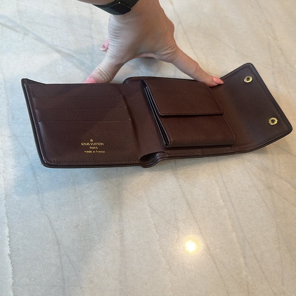 💕Beautiful Pink Louis Vuitton Mini Lin Compact Wallet 💕 - Picture 7 of 11